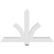 Ekena Millwork Redmond Architectural Grade PVC Gable Bracket, 48"W x 30"H x 4"D x 4"F, 15/12 Pitch GBP048X30X0404RED00 - alternate 3